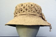 手編み帽子応用型F