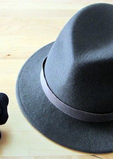 One Dayレッスン　フェルト帽子と造花の生徒作品の紹介写真