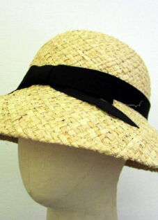 ラファイアツバ広帽子