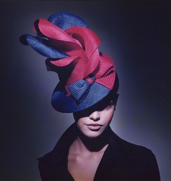 Two tone saisol flower Hat