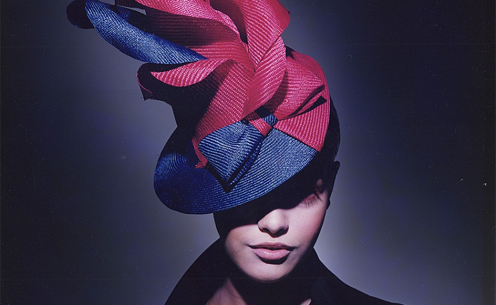 Two tone saisol flower Hat